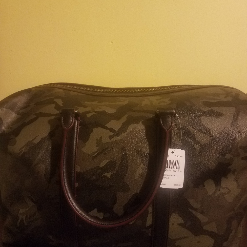 Nwt Coach Men's Trekker Duffel/weekender bag - Picture 7 of 7